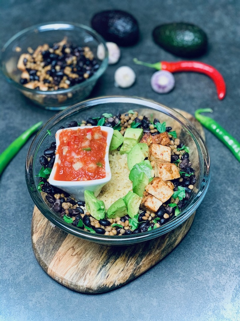 Enchilada bowl Vegoweek
